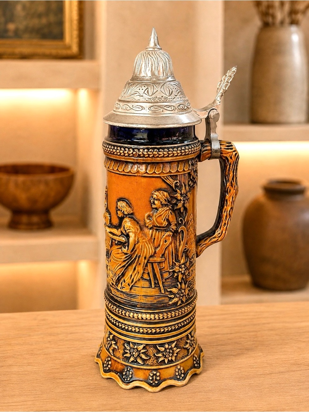 Vintage MAPSA - Music Box German Stein Swiss Movement - Music Dr. Zhivago